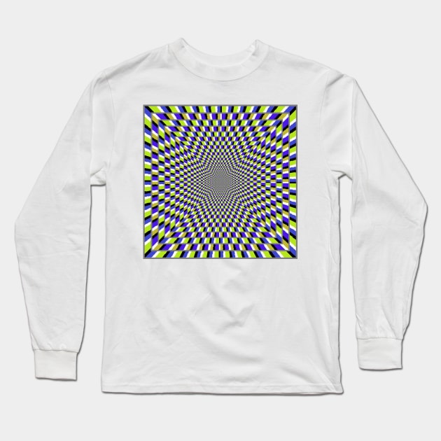 Optical #Art: Moving #Pattern #Illusion - #OpArt Long Sleeve T-Shirt by rastyrcom